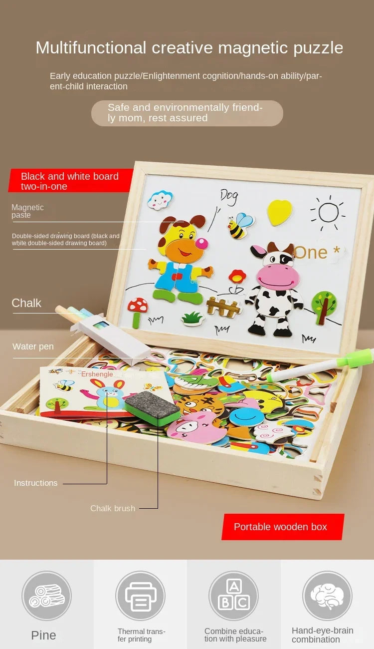 Tablero de Dibujo Montessori – Creatividad, Coordinación y Juego Visual
