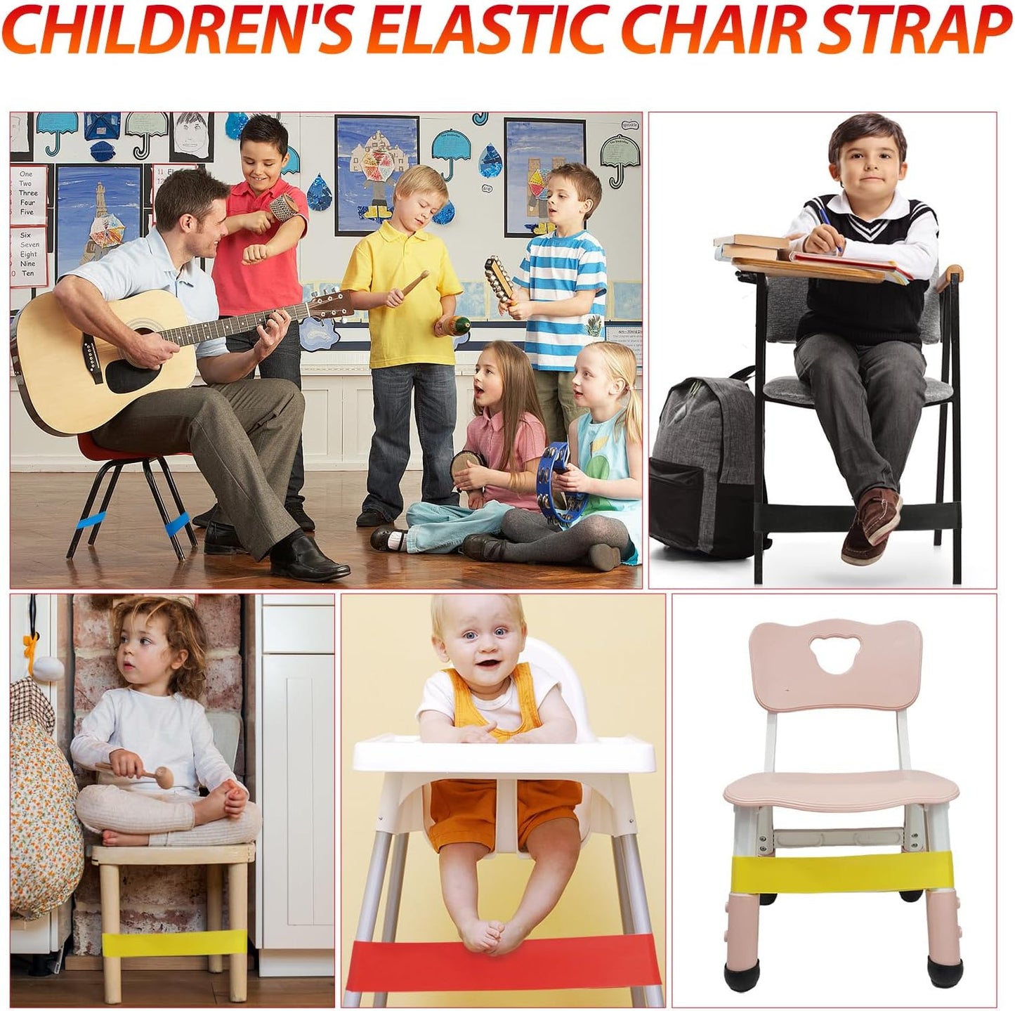 Banda Elástica de Estimulación Sensorial para Mejorar la Concentración y Regulación Emocional