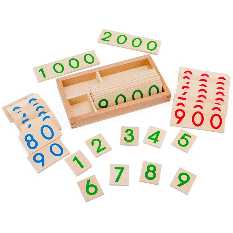 Set de Números Montessori – Aprende Matemáticas de Forma Visual y Manipulativa