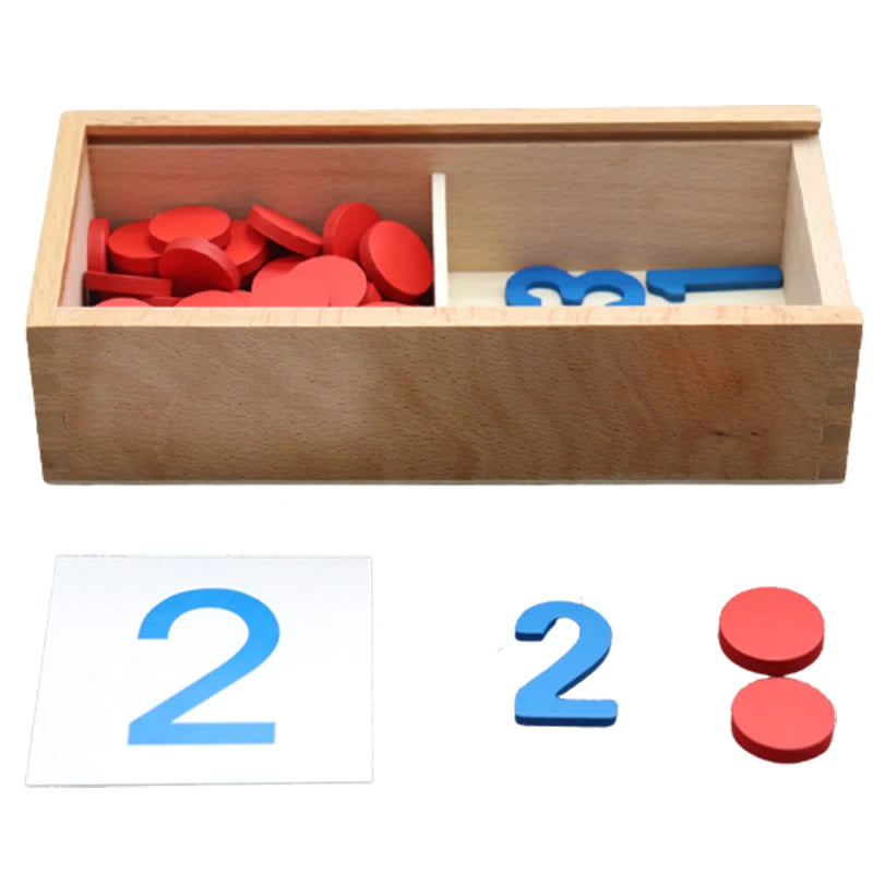 Set de Números Montessori – Aprende Matemáticas de Forma Visual y Manipulativa