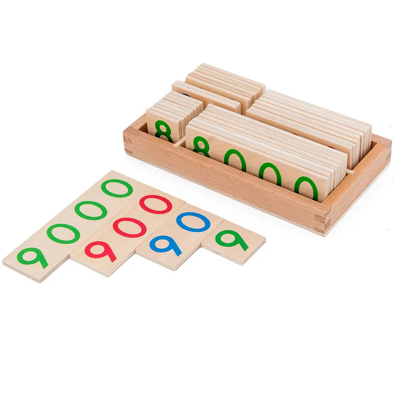 Set de Números Montessori – Aprende Matemáticas de Forma Visual y Manipulativa