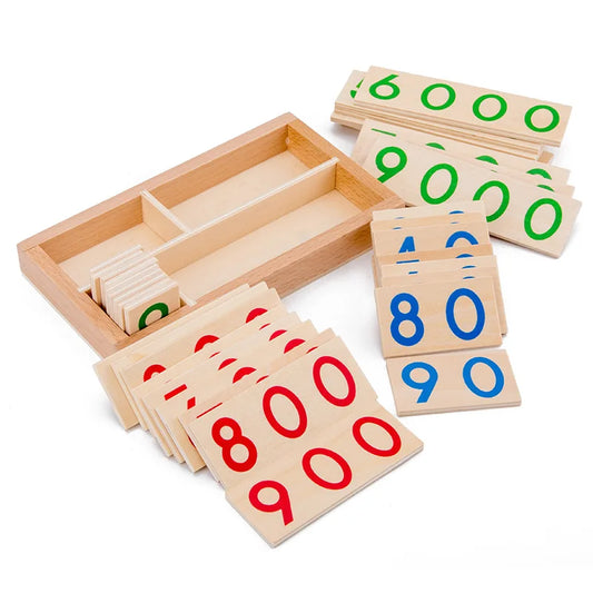 Set de Números Montessori – Aprende Matemáticas de Forma Visual y Manipulativa