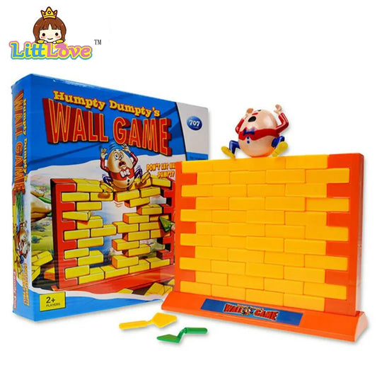 Gadgets divertidos de empuje de pared, juego de mesa Demolish, creativo, juego de Dumpty, juguete interactivo para padres e hijos