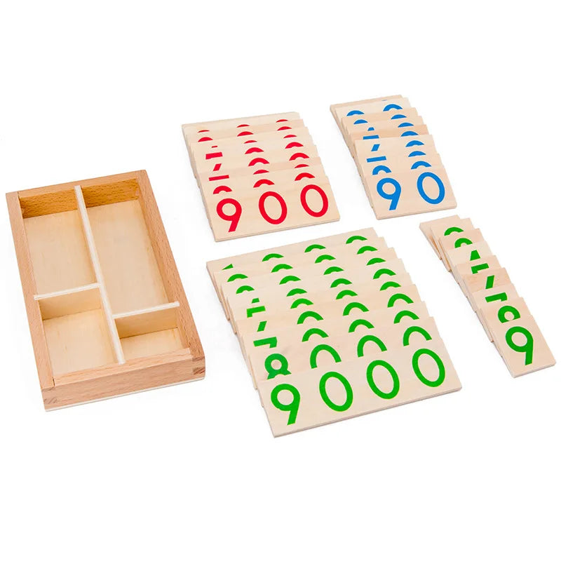 Set de Números Montessori – Aprende Matemáticas de Forma Visual y Manipulativa