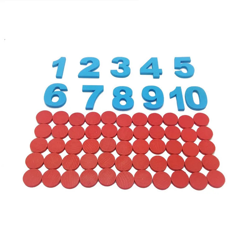 Set de Números Montessori – Aprende Matemáticas de Forma Visual y Manipulativa