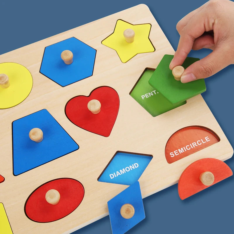 Tablero Sensorial Montessori – Formas y Colores para Estimulación Cognitiva y Motricidad Fina