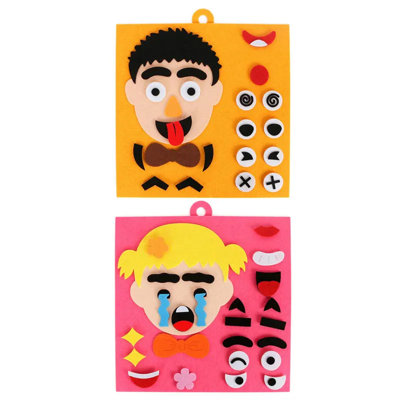 Vestido Montessori, Material parroquial, juguetes educativos, pasta, cambio Facial, expresión, juguetes parroquiales, juegos de desarrollo para niños pequeños