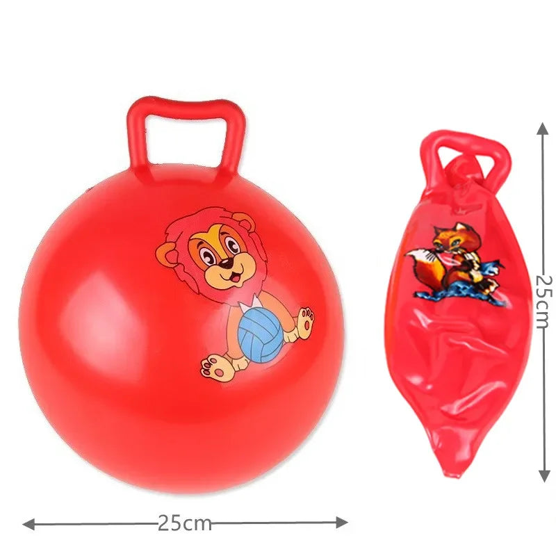 Bola Inflable con Mango para Saltos – Juego Activo y Regulación Motora