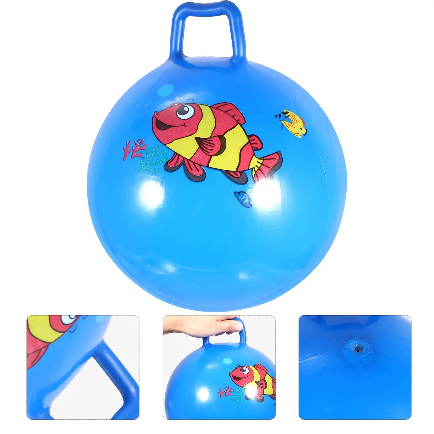 Bola Inflable con Mango para Saltos – Juego Activo y Regulación Motora