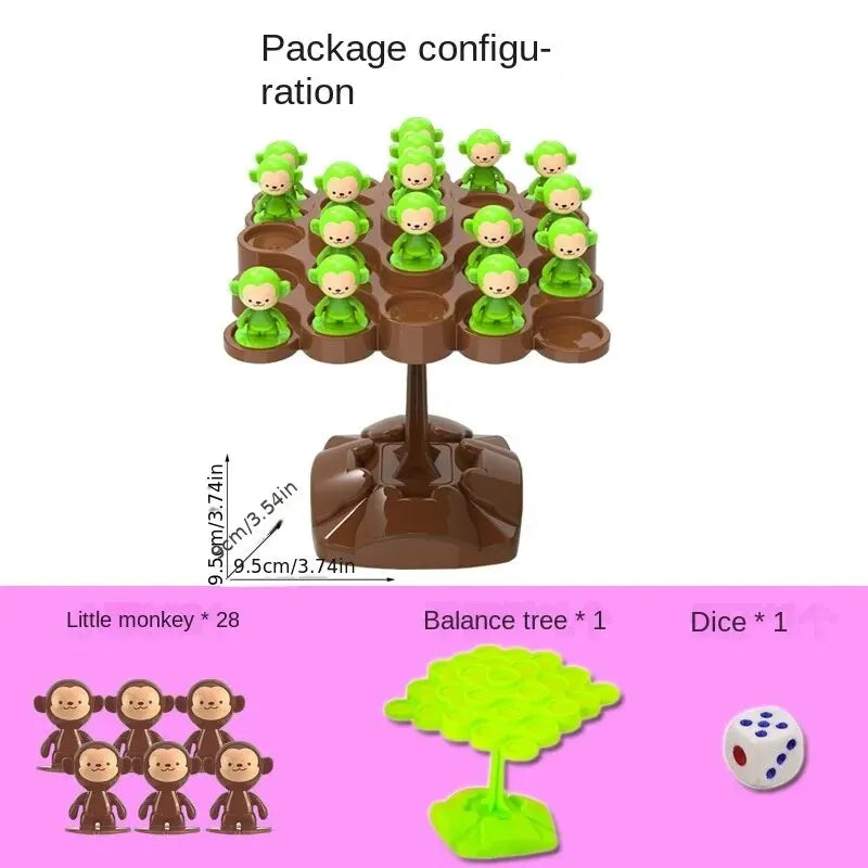 Juego de Equilibrio del Árbol y Monos – Entrena la Coordinación y la Concentración