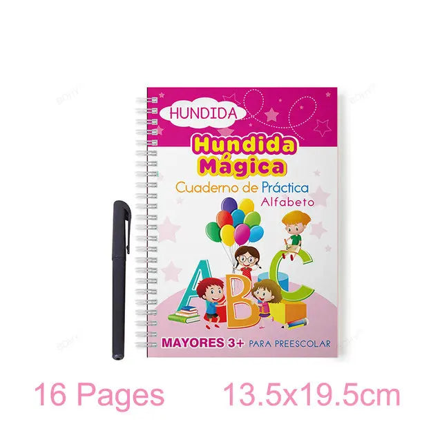 Cuadernos Mágicos Reutilizables – Trazado de Letras en Español, Inglés y Francés