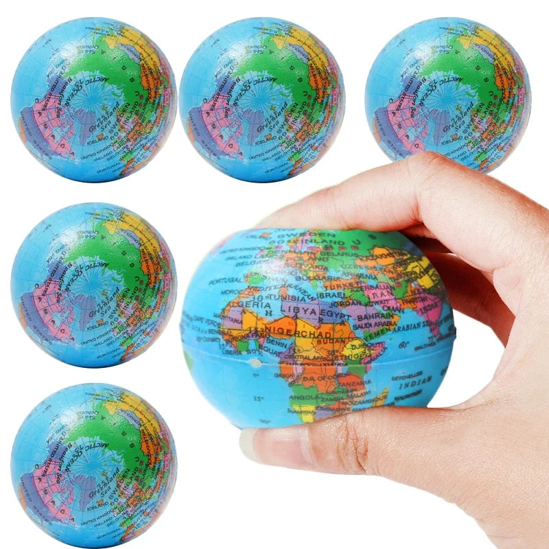 Divertidos juguetes para apretar para aliviar el estrés, pelota para apretar de espuma PU, juguetes de esponja para ejercicio de muñeca y mano para niños, adultos y niños, regalos creativos