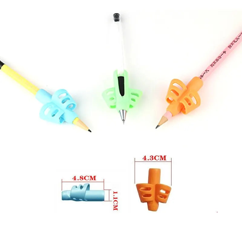 Adaptador Lapiz para Niños 6 Piezas de Soporte de Lápiz de Niños Herramienta de Corrección de Postura de Escritura para Lápices Adaptador Lapiz Pencil Grip de Ergonómicas Herramienta