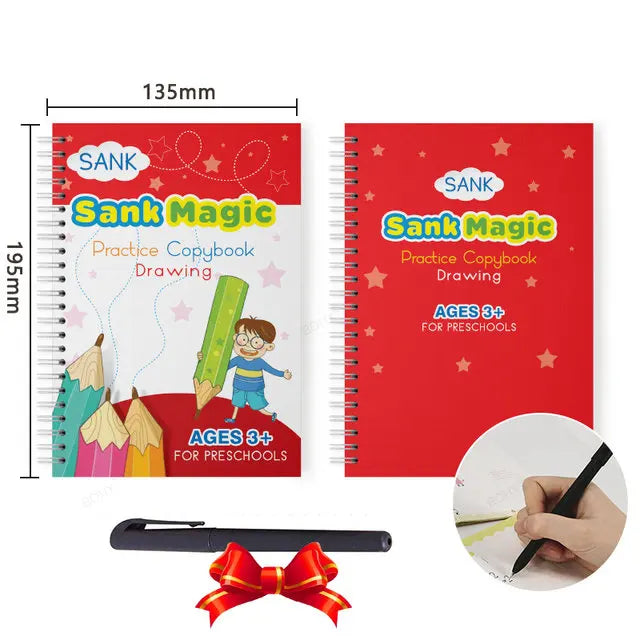 Cuadernos Mágicos Reutilizables – Trazado de Letras en Español, Inglés y Francés