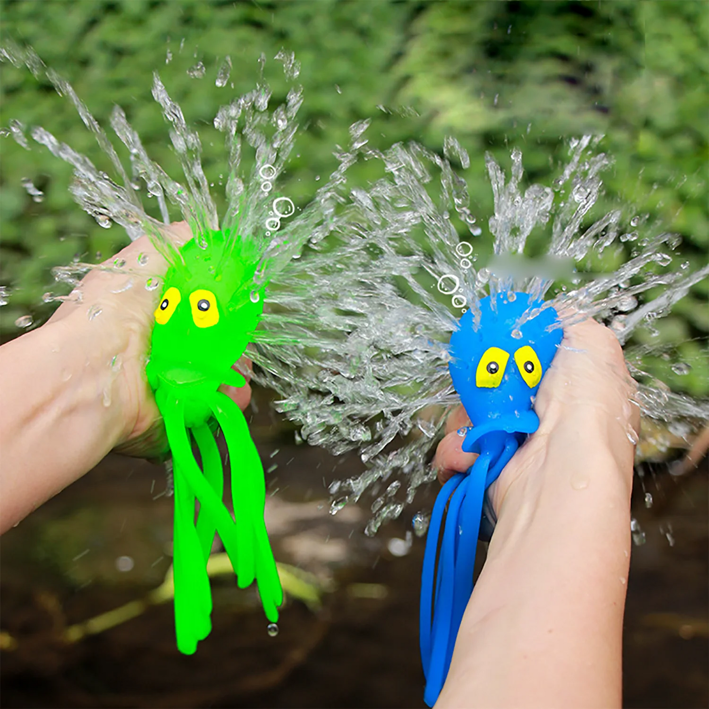 Bolas de agua de pulpo para niños, juguetes de baño para niños, alivio del estrés sensorial, bolas de salpicaduras de bomba de agua, lindos juguetes flotantes para piscina