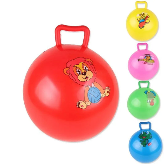Bola Inflable con Mango para Saltos – Juego Activo y Regulación Motora