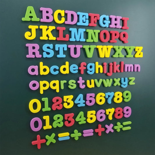 Set de Letras y Números Magnéticos – Juego Educativo para Aprender Jugando