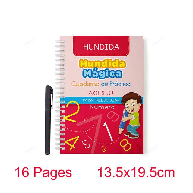 Cuadernos Mágicos Reutilizables – Trazado de Letras en Español, Inglés y Francés