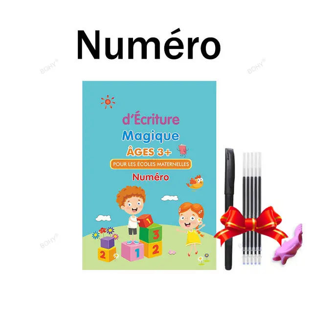 Cuadernos Mágicos Reutilizables – Trazado de Letras en Español, Inglés y Francés