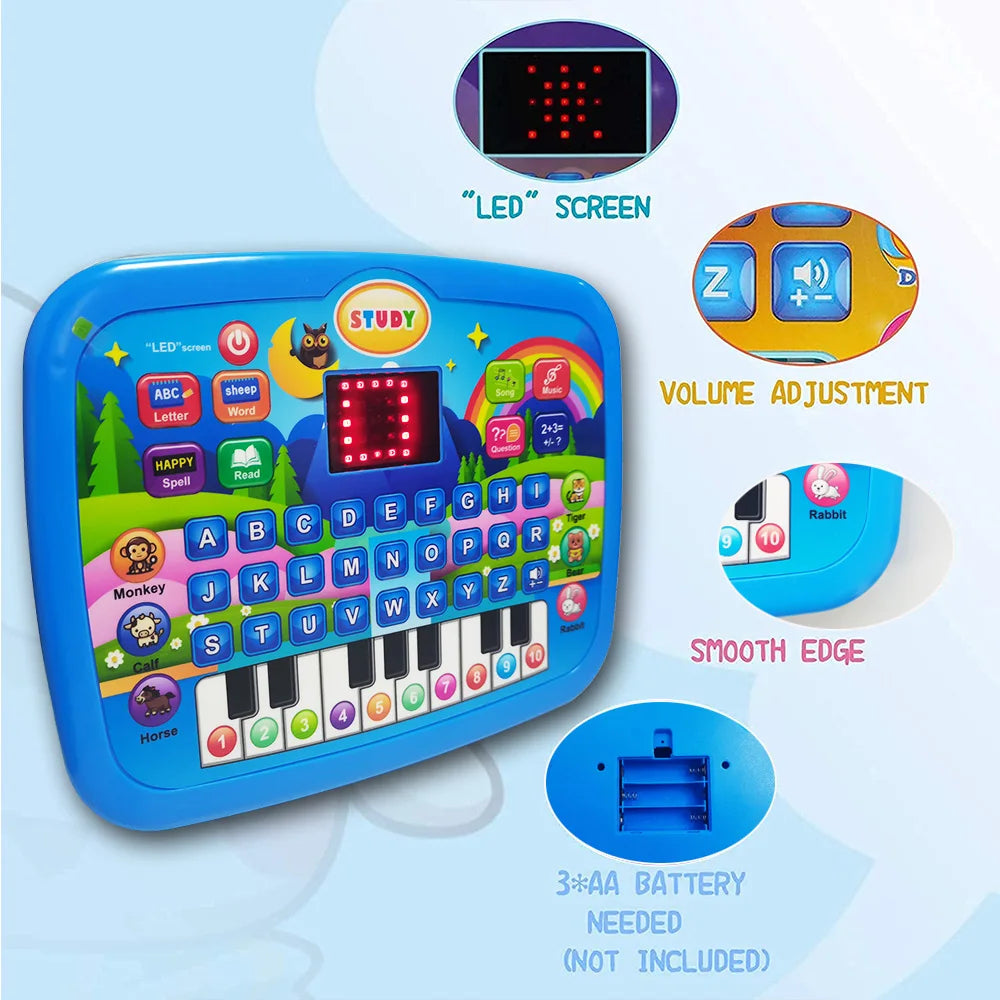 Teclado Educativo Sensorial – Estimulación Musical y Aprendizaje Multisensorial, aprendizaje matemáticas y alfabetización, teclado electrónico