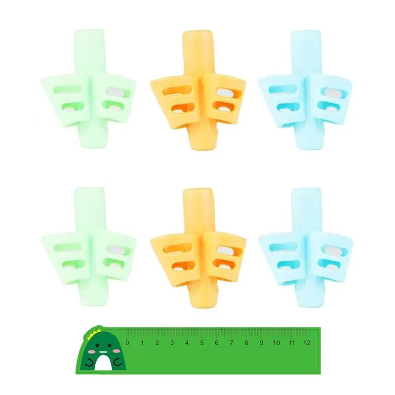 Adaptador Lapiz para Niños 6 Piezas de Soporte de Lápiz de Niños Herramienta de Corrección de Postura de Escritura para Lápices Adaptador Lapiz Pencil Grip de Ergonómicas Herramienta