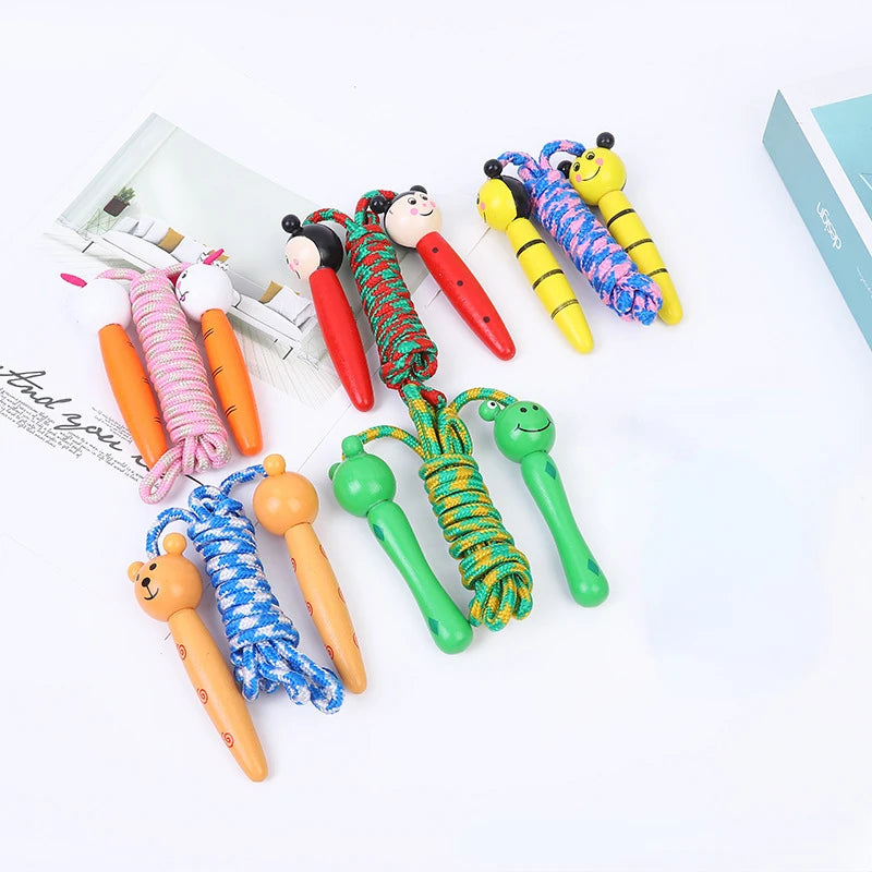 Cuerda de Saltar Ajustable de Algodón – Juego de Movimiento para Niños y Niñas