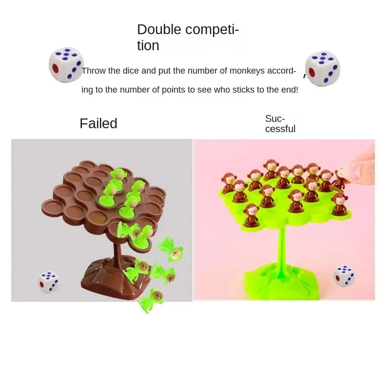 Juego de Equilibrio del Árbol y Monos – Entrena la Coordinación y la Concentración
