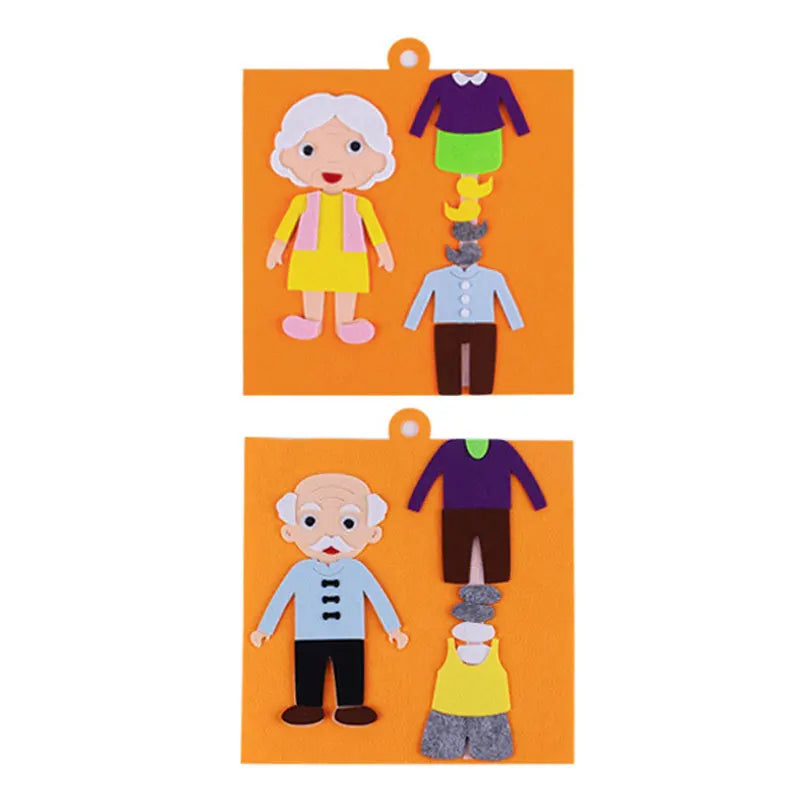 Vestido Montessori, Material parroquial, juguetes educativos, pasta, cambio Facial, expresión, juguetes parroquiales, juegos de desarrollo para niños pequeños