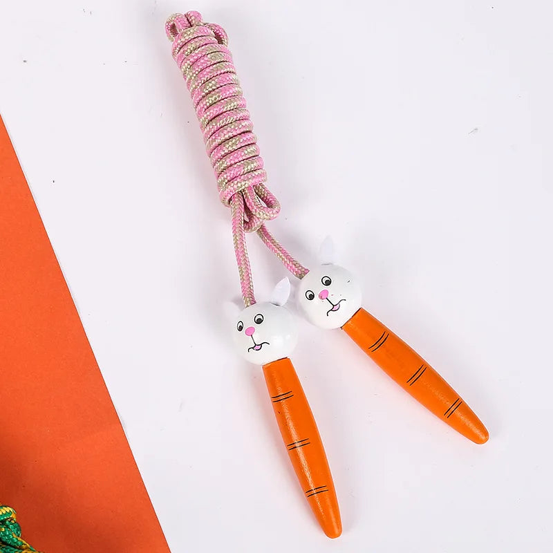 Cuerda de Saltar Ajustable de Algodón – Juego de Movimiento para Niños y Niñas