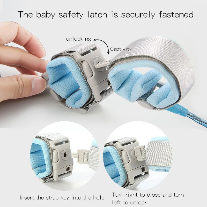 Pulsera de Seguridad Antipérdida – Correa Extensible con Cierre para Paseos Seguros