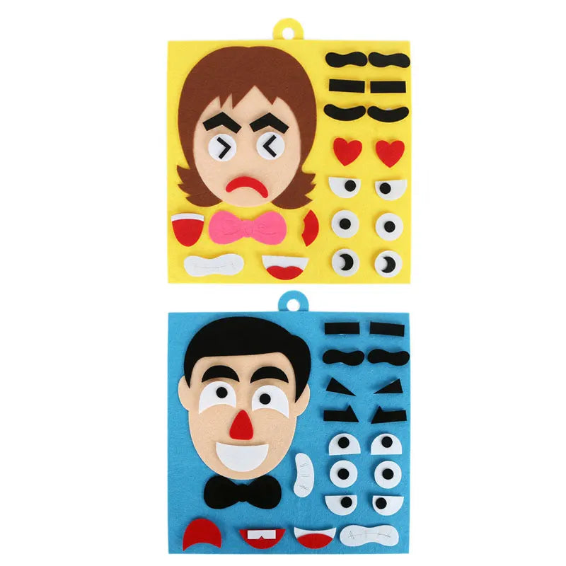 Vestido Montessori, Material parroquial, juguetes educativos, pasta, cambio Facial, expresión, juguetes parroquiales, juegos de desarrollo para niños pequeños