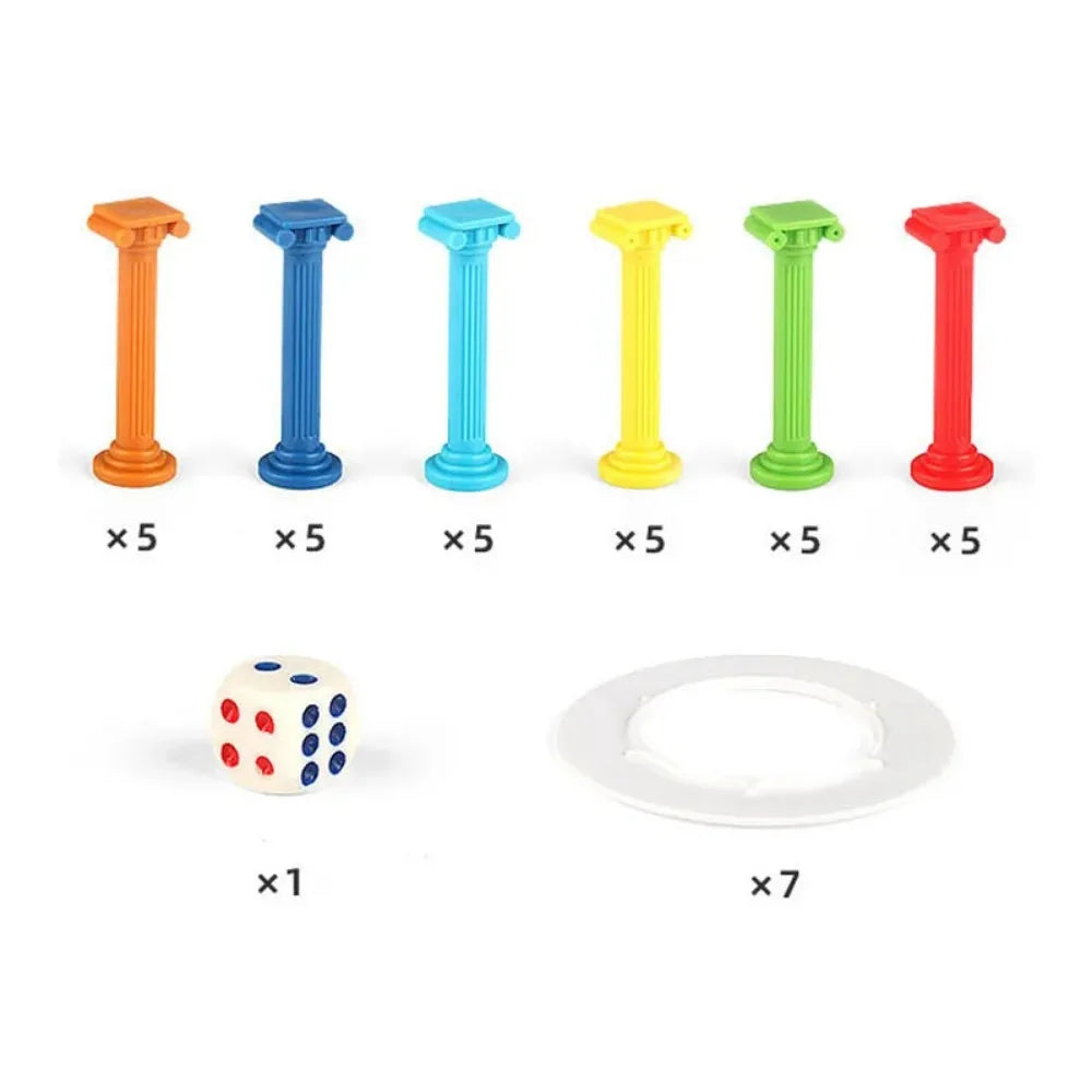 Torre de Equilibrio Interactiva – Juego Educativo para Coordinación y Juego en Familia