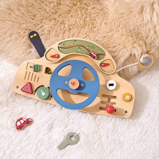 Juegos de mesa de madera Montessori para bebés de 0 a 12 meses, juguetes educativos para niños, volante, juguetes para niños pequeños, regalos para bebés