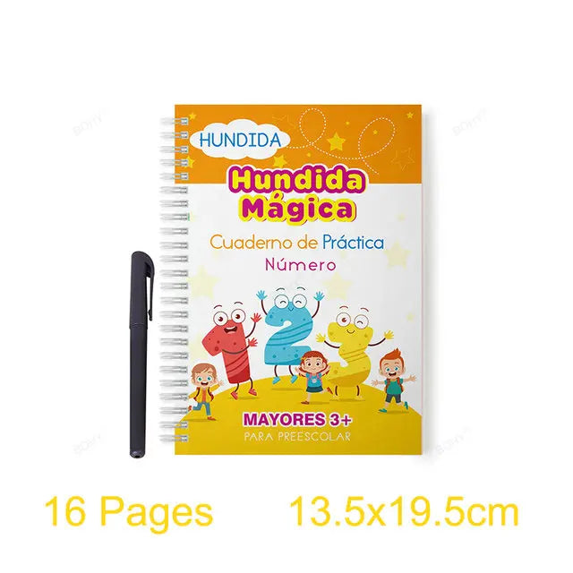 Cuadernos Mágicos Reutilizables – Trazado de Letras en Español, Inglés y Francés