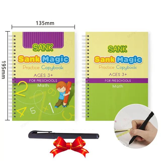 Cuadernos Mágicos Reutilizables – Trazado de Letras en Español, Inglés y Francés