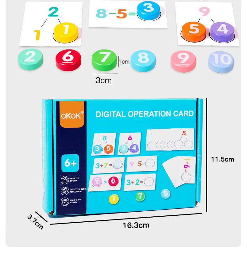 Tablero Montessori de Cálculo – Estimulación del Pensamiento Lógico
