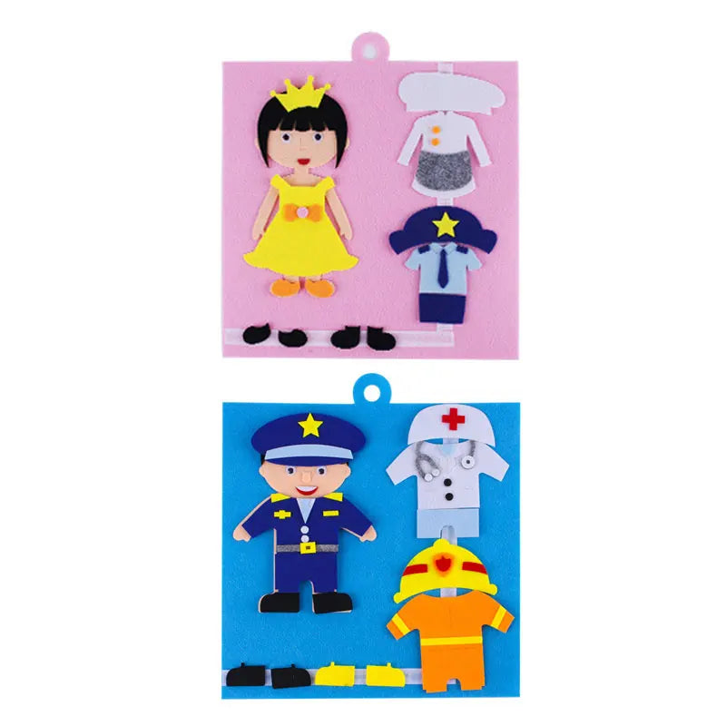Vestido Montessori, Material parroquial, juguetes educativos, pasta, cambio Facial, expresión, juguetes parroquiales, juegos de desarrollo para niños pequeños