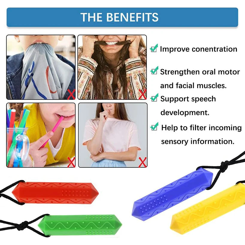 Collar Mordedor – Silicona Sensorial para Dentición y Estimulación Oral