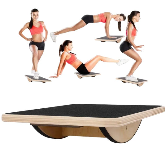 Tabla de Equilibrio de Madera – Estabilidad y Control Corporal para Niños y Adultos