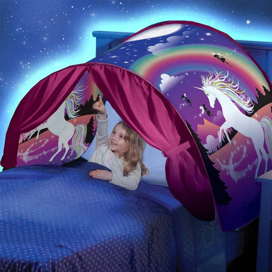 Tienda Dosel para Cama Infantil – Espacio Sensorial y Privado con Bolsillo Organizador