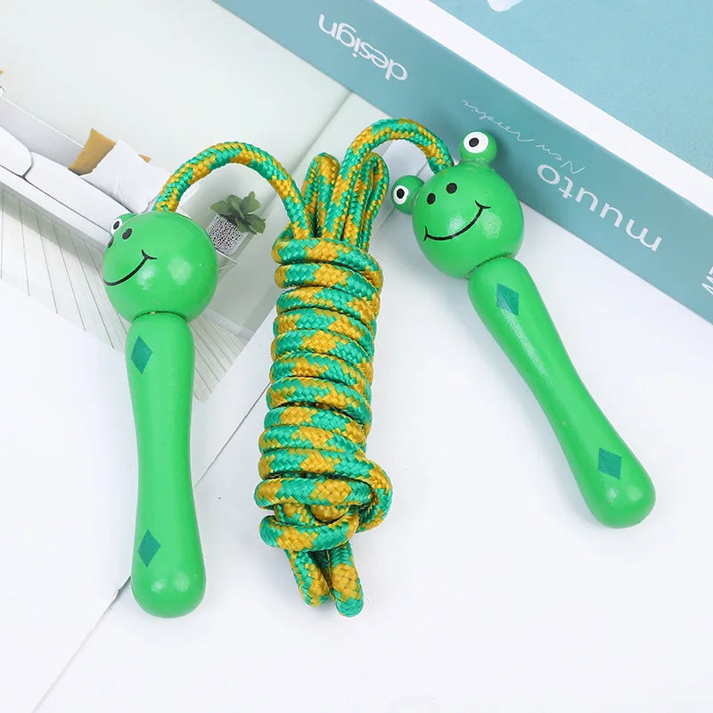 Cuerda de Saltar Ajustable de Algodón – Juego de Movimiento para Niños y Niñas