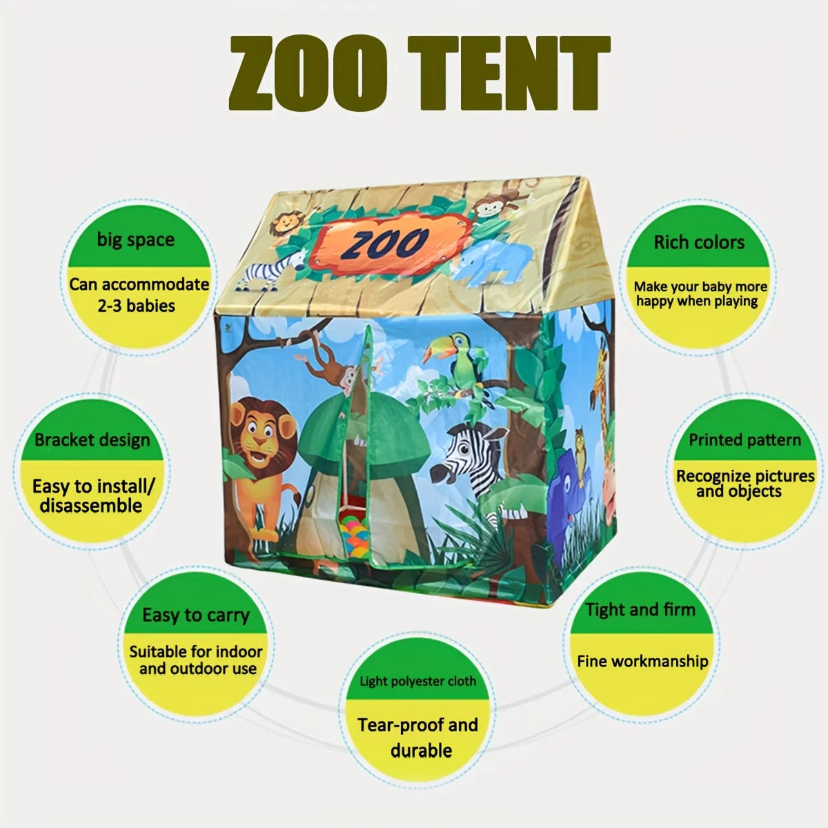 Tienda de Juegos Infantil XL – Espacio Amplio para Relajarse y Jugar Libremente