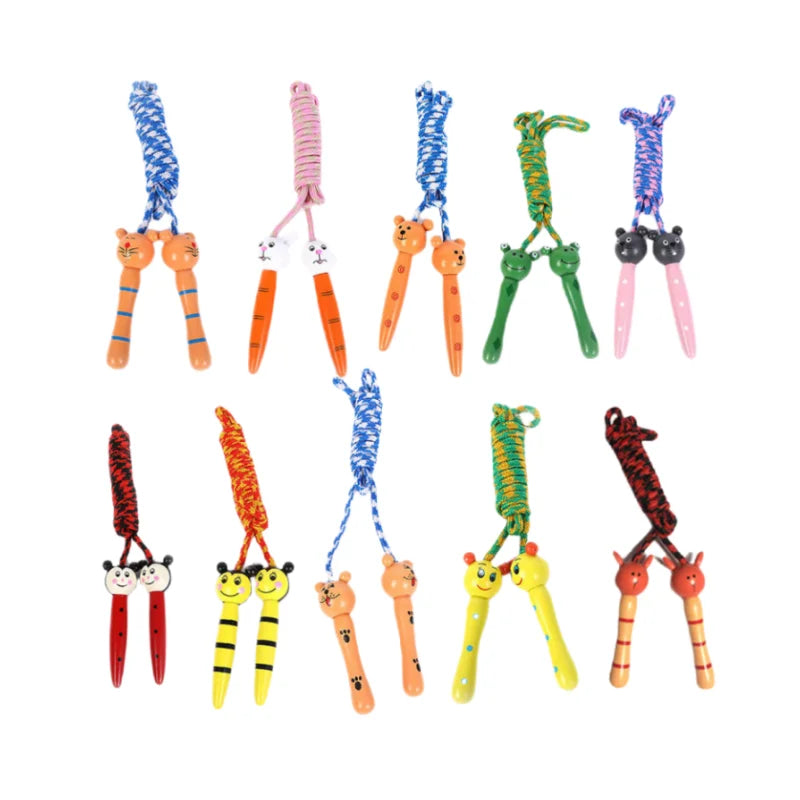 Cuerda de Saltar Ajustable de Algodón – Juego de Movimiento para Niños y Niñas