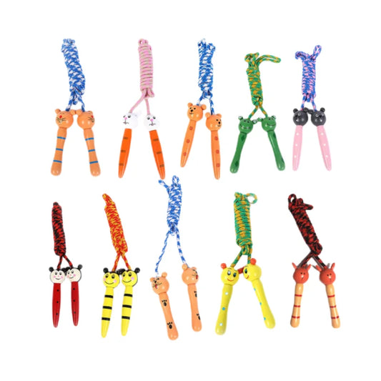 Cuerda de Saltar Ajustable de Algodón – Juego de Movimiento para Niños y Niñas