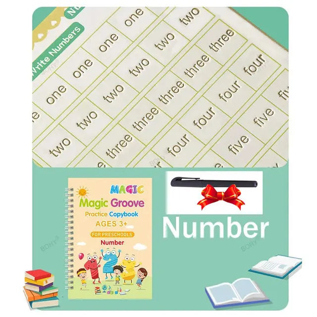 Cuadernos Mágicos Reutilizables – Trazado de Letras en Español, Inglés y Francés