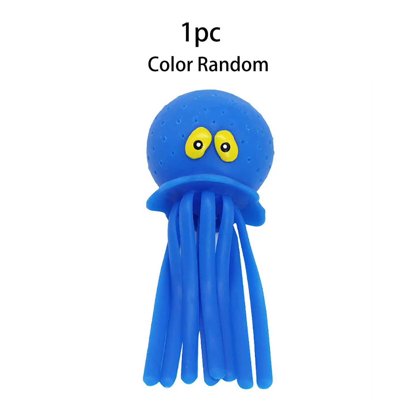 Bolas de agua de pulpo para niños, juguetes de baño para niños, alivio del estrés sensorial, bolas de salpicaduras de bomba de agua, lindos juguetes flotantes para piscina