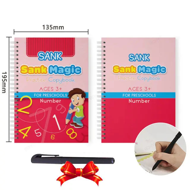 Cuadernos Mágicos Reutilizables – Trazado de Letras en Español, Inglés y Francés