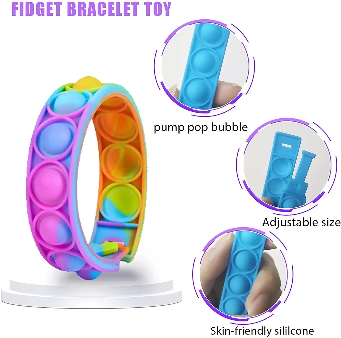 Pulsera Sensorial Pop It – Alivio de Estrés y Regulación en Movimiento