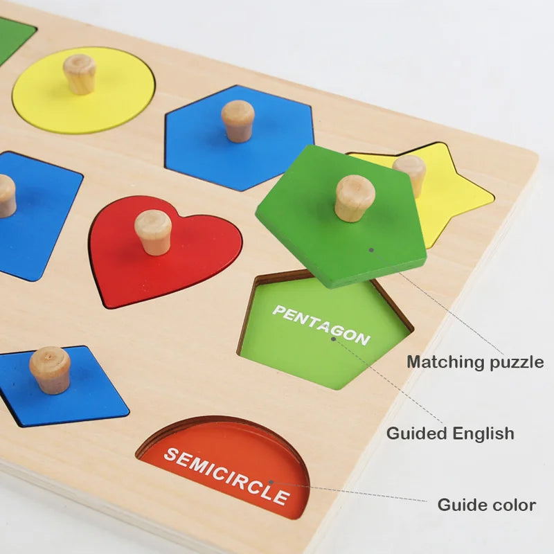 Tablero Sensorial Montessori – Formas y Colores para Estimulación Cognitiva y Motricidad Fina