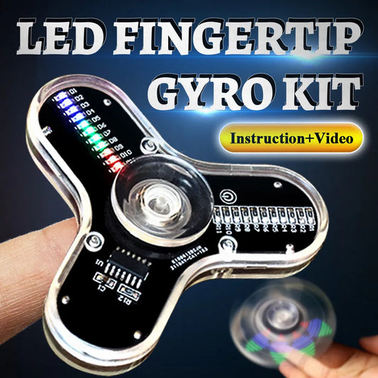 Kit Electrónico Fidget DIY con LED – Montaje Manual y Estimulación Sensorial